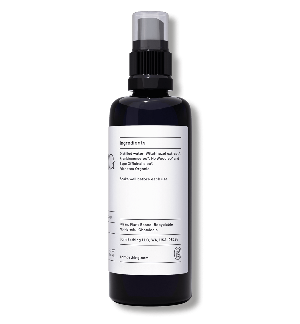 Begin Again Energy Myst 100 ml bottle, right view