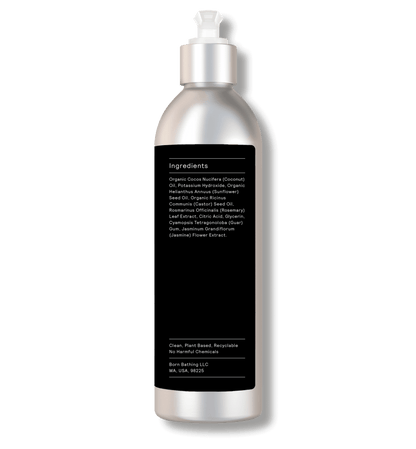 Moon Jasmine Castile Wash 10 oz bottle, ingredients