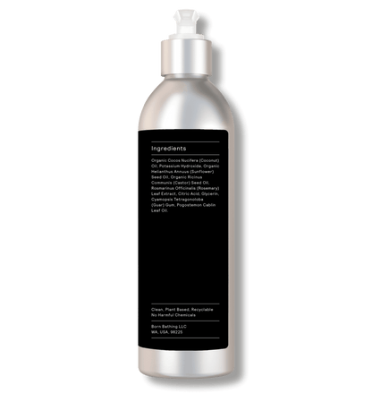 Saturn Patchouli Castile Wash 10 oz bottle, ingredients