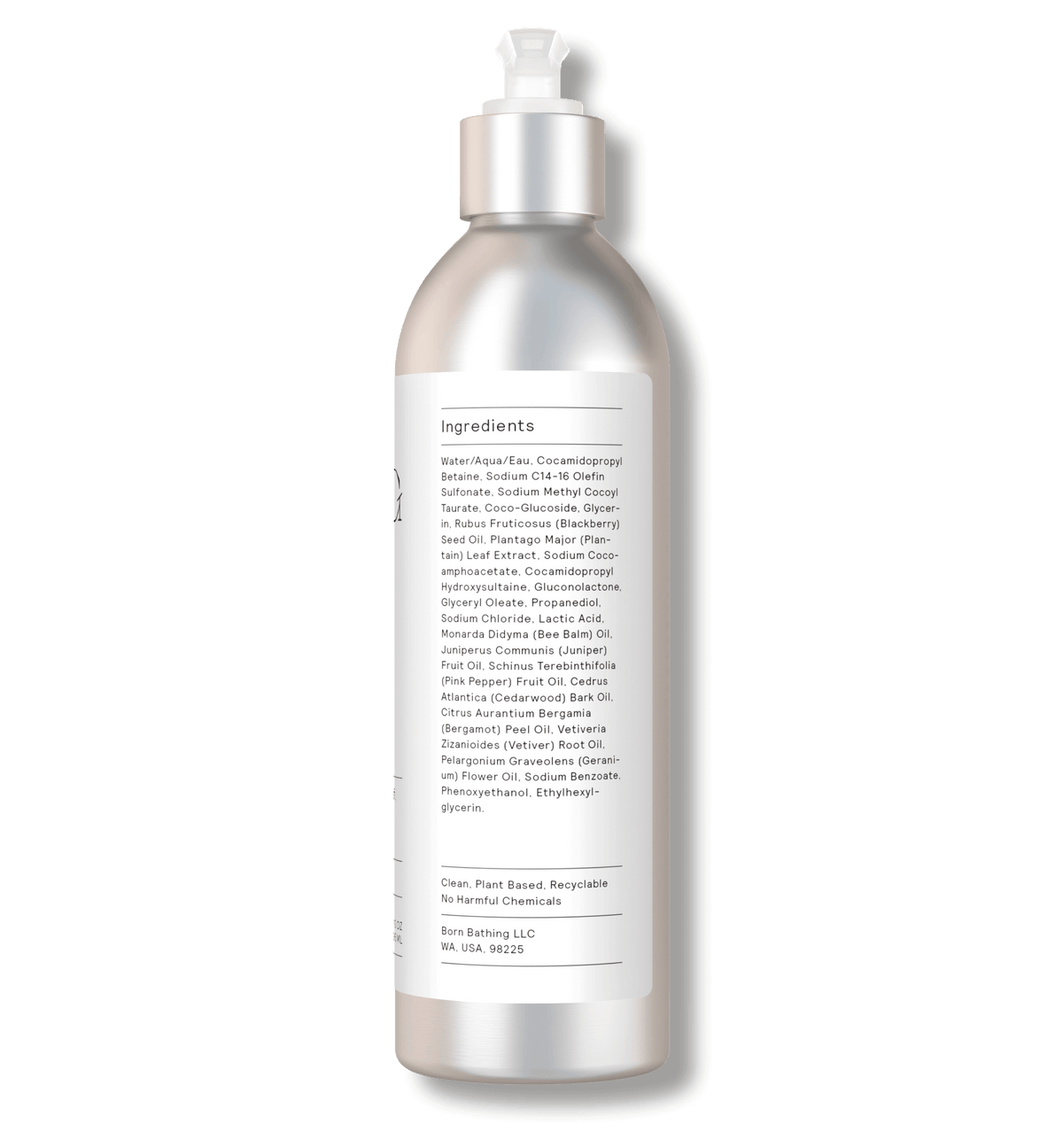 Forest Bath Hand Wash 10 oz bottle, right view