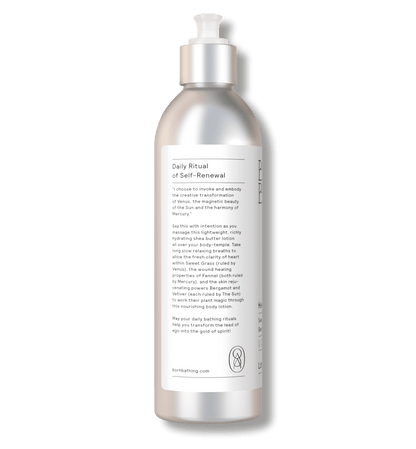 Hella Hydrating Lotion 10 oz bottle, left view