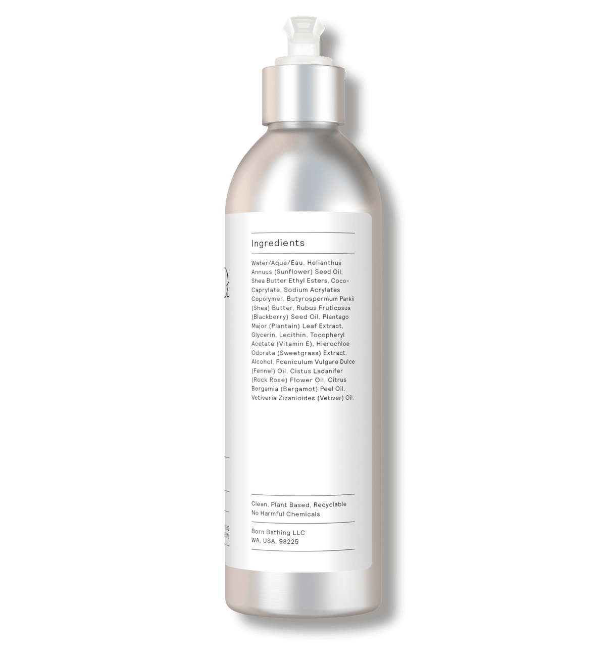 Hella Hydrating Lotion 10 oz bottle, right view